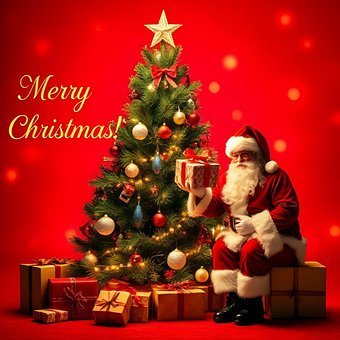 Free Christmas Merry Christmas illustration and picture