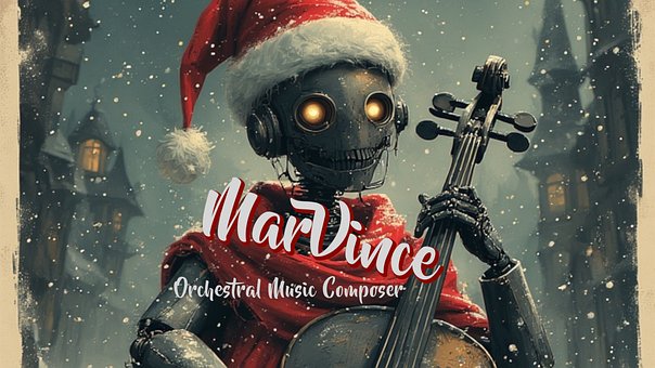 Jul, Robot, Snø, Rød Hatt