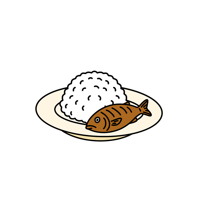 Reis, Gebratener Fisch, Meeresfrüchte
