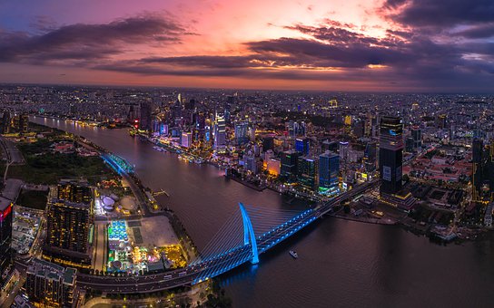 Paisagem Urbana, Cena Noturna, Rio