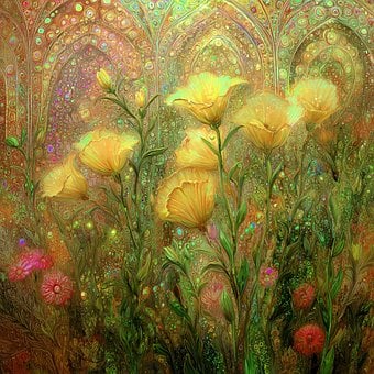Free Yellow Pink illustration and picture