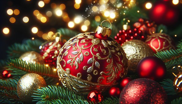 Jul, Dekoration, Ornament, Advent, Bold
