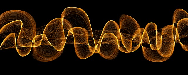 Free waveform quantum energy illustration