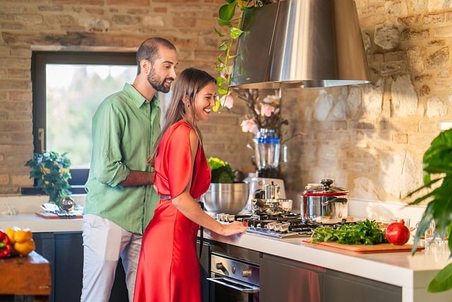 Free Couple Cooking photo and picture