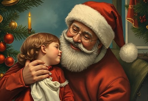 Free Christmas Santa Claus illustration and picture