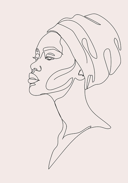 Free boho bohemian minimalistic illustration