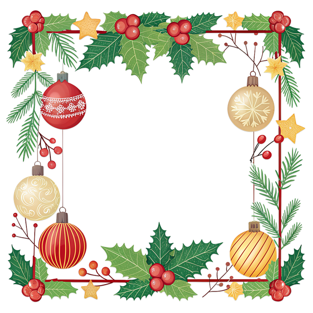 Kerst Frame, Decoratie