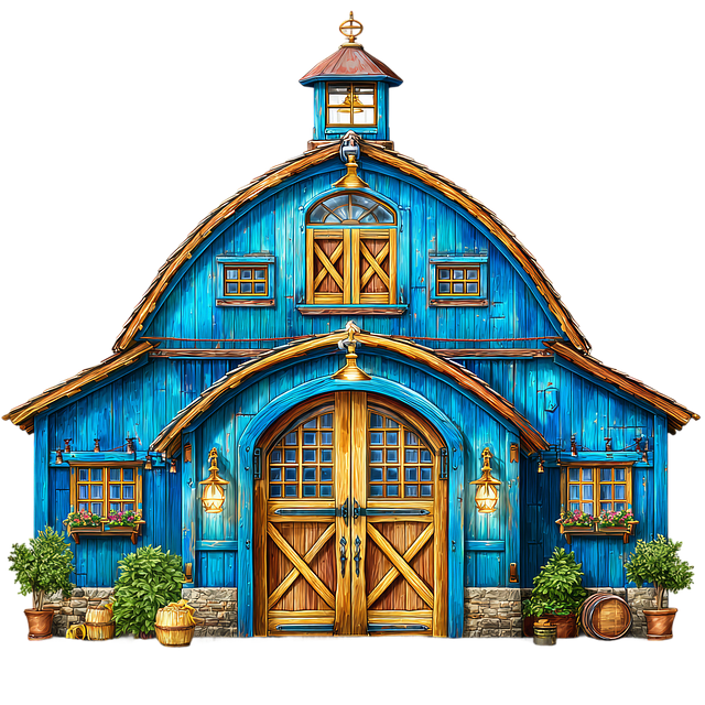 Free barn rural rustic illustration