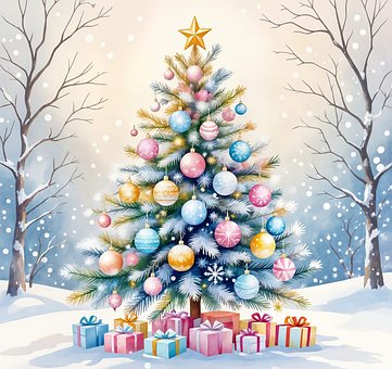 Weihnachten, Weihnachtsbaum, Ferien