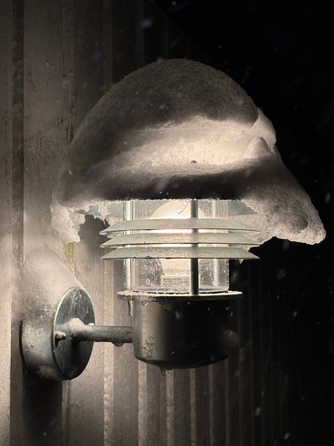 Free Lamp Snow photo and picture