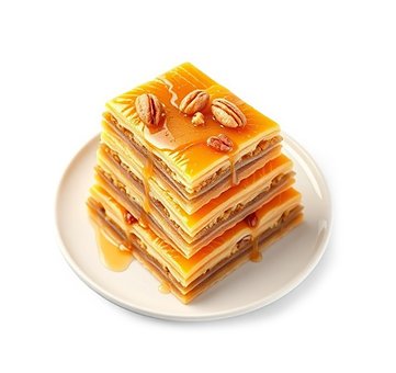 Merienda De Postre Baklava Turco Turkiye