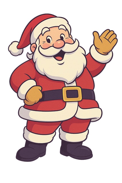 Free Santa Claus Christmas vector and picture