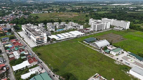 Free Aerial View Urban Landscape photo and picture