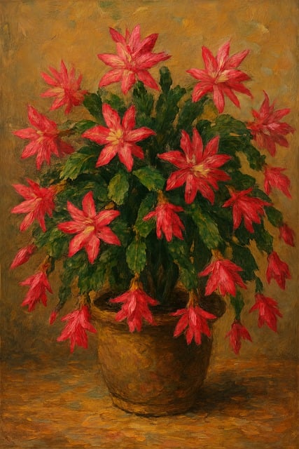 Free Flower Christmas Cactus illustration and picture