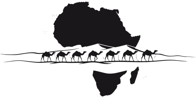 Free africa map continent illustration