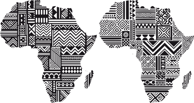 África, Mapa, Continente, A Silhueta