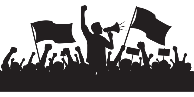 Free protest demonstration crowd vector