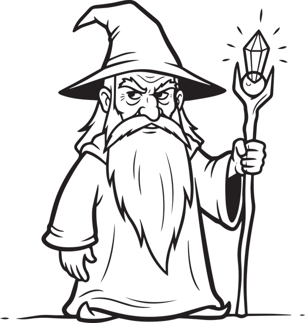Free wizard magician magic vector