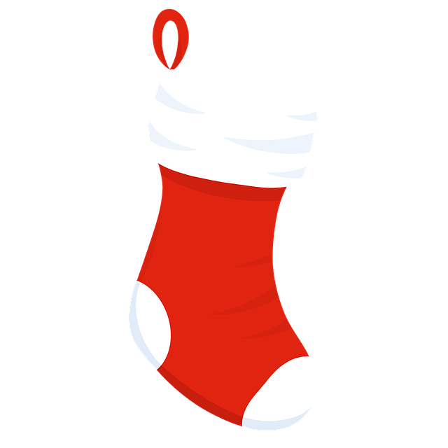 Download free HD stock image of Christmas Stocking Free christmas stocking gift illustration