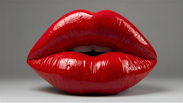Free lips hyperrealism woman illustration