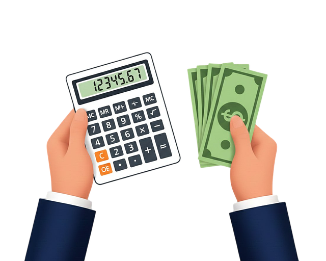 Free finance money calculator illustration