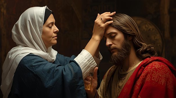 Jesus, Salver, Hode, Olje, Kongelig