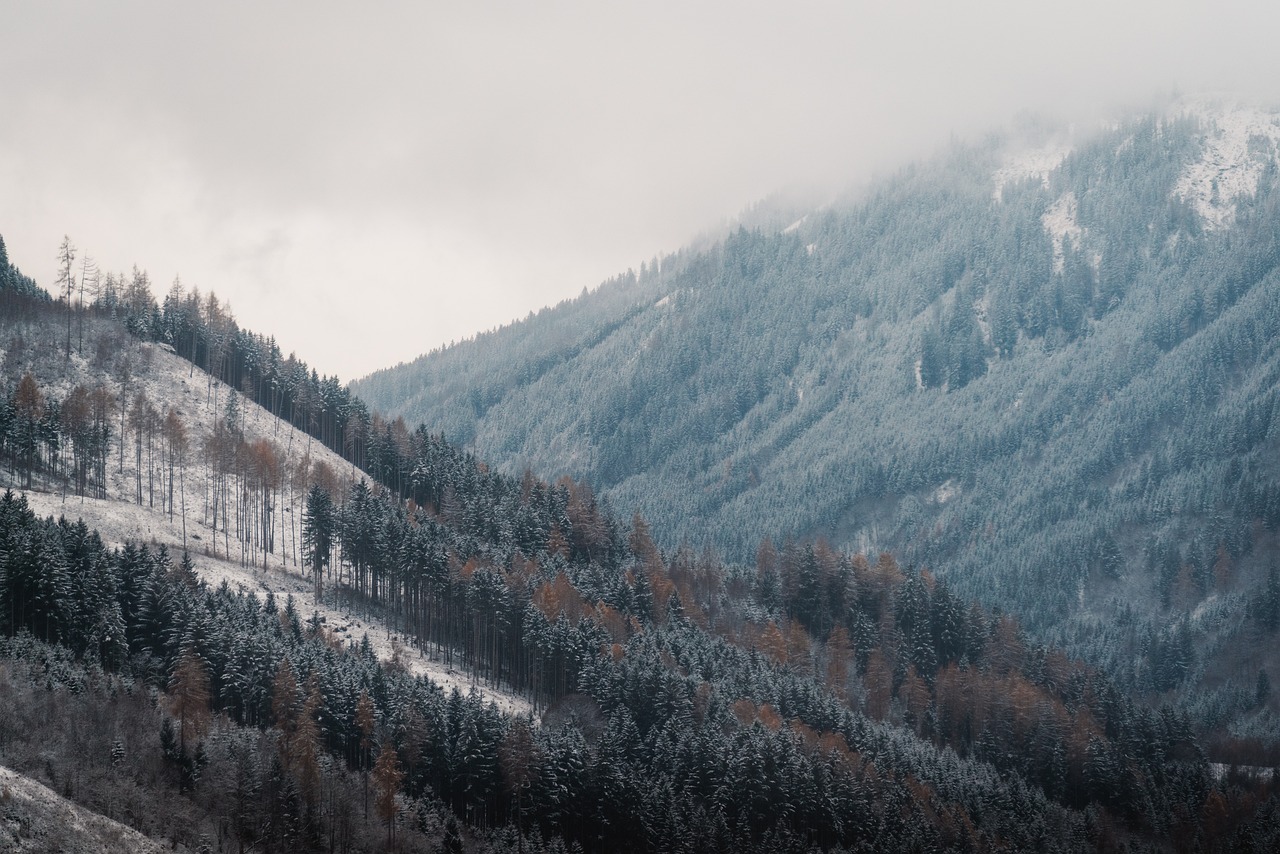 Snowy Mountains Winter Landscape - Free photo on Pixabay