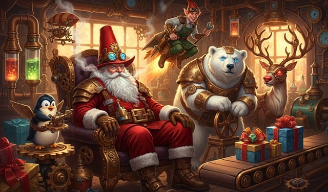Vánoce, Steampunk, Kostýmová Hra
