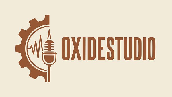 Mikrofon, Schallwelle, Oxidestudio, Logo