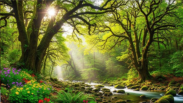 Free Forest Lush Forest photo and picture