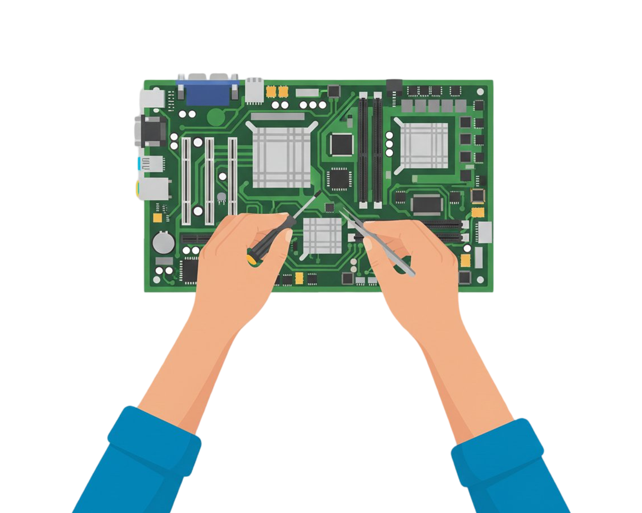 Download Computer, Motherboard, Circuit Board. Royalty-Free Stock ...