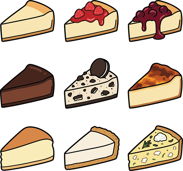 Free cheesecake dessert cake vector