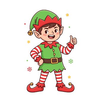 Kerstmis Elf, Feestelijke Elfenjongen