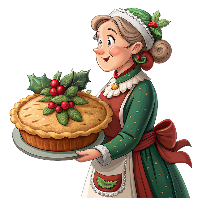 Free pie baking dessert illustration