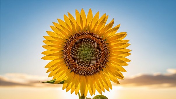 Free Sunflower Golden Sunrise photo and picture