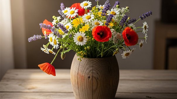 Free Wildflower Bouquet Daisies illustration and picture