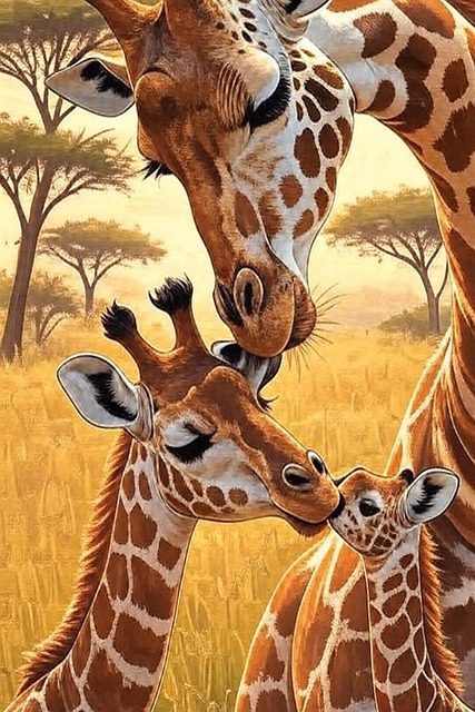 Free Zebra Family Zebras illustration and picture