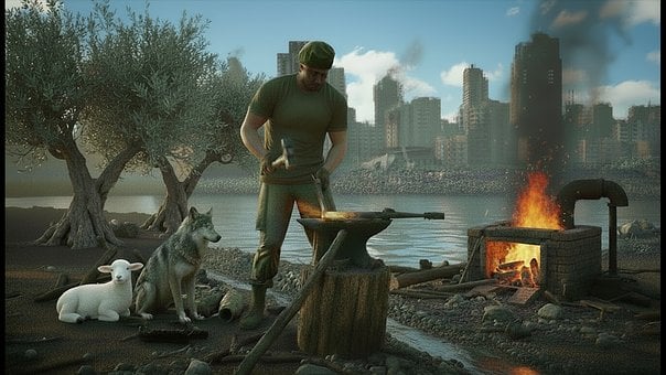 Мир, Свобода, Молиться, Утро, Человек