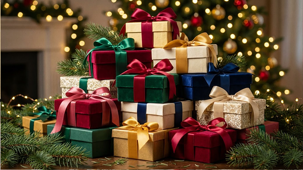 Free Christmas Gifts Gift Boxes photo and picture