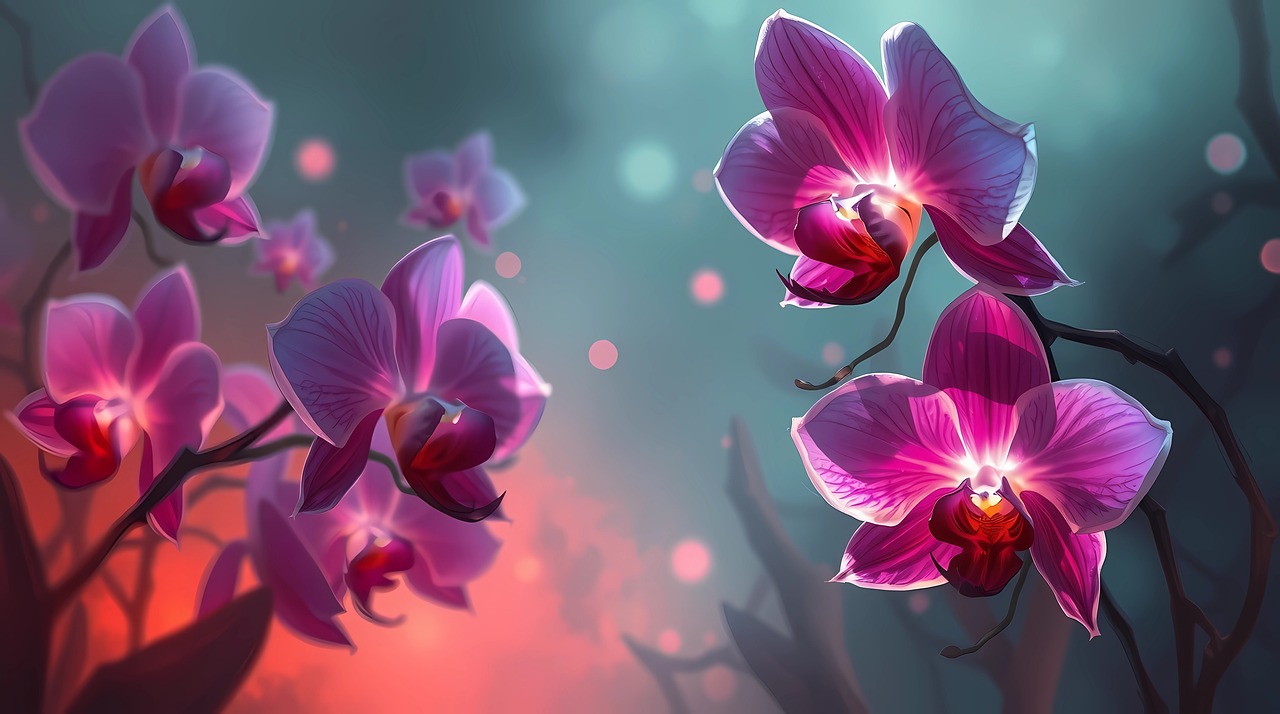 Download free HD stock image of Orchid Flower Free orchid flower nature illustration