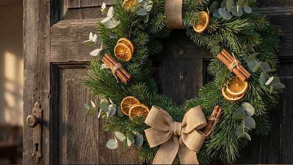 Free Christmas Wreath Eucalyptus photo and picture