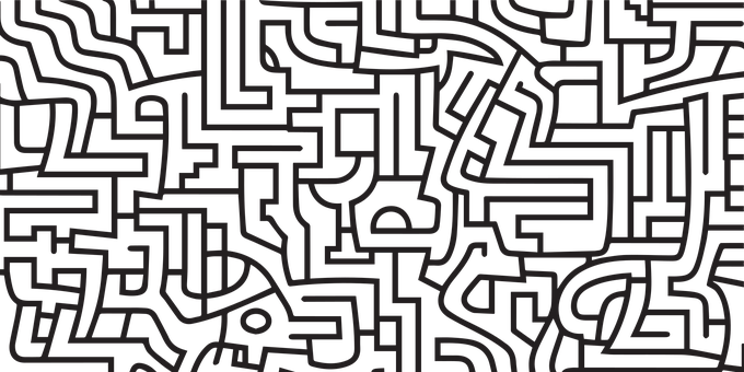 Free Maze Abstract vector and picture