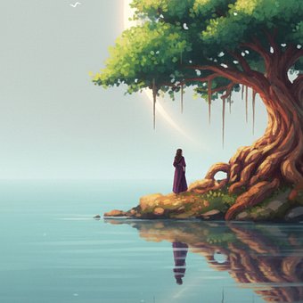 Free Painting Alone photo and picture