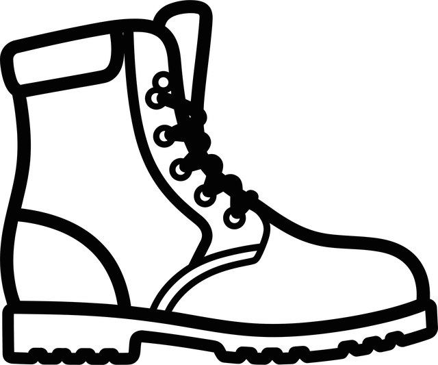 Free work boot boot safety boot vector