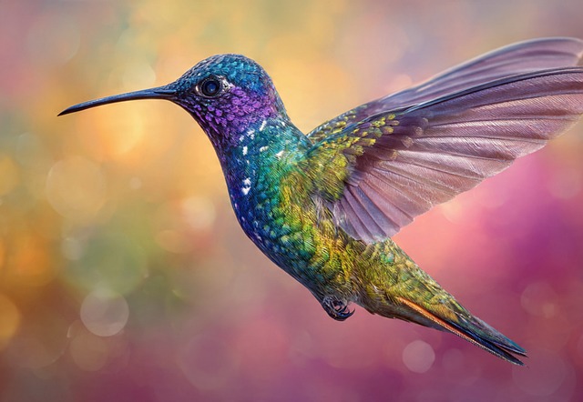 Free Hummingbird Bird Portrait photo and picture