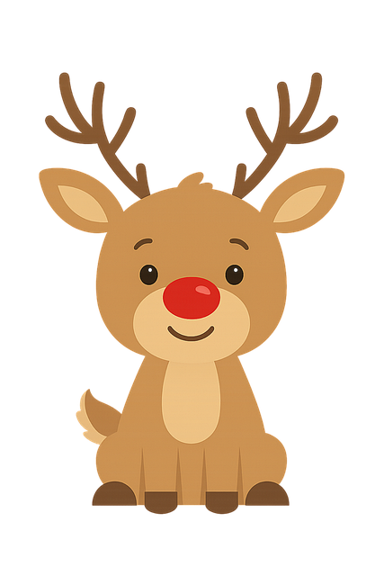 Download Rudolph The Red-Nosed Reindeer, Cartoon Reindeer, Christmas ...