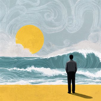 Море, Океан, Одиночество, Природа, Пляж