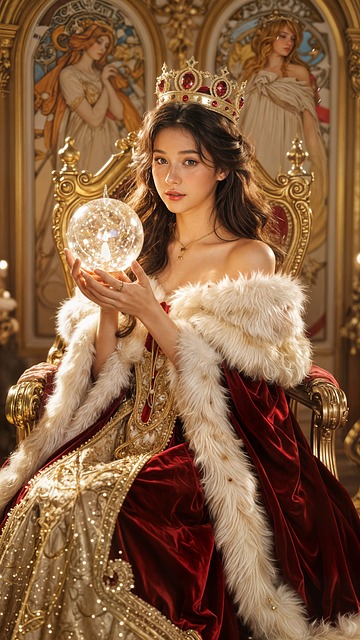 Free woman christmas xmas illustration