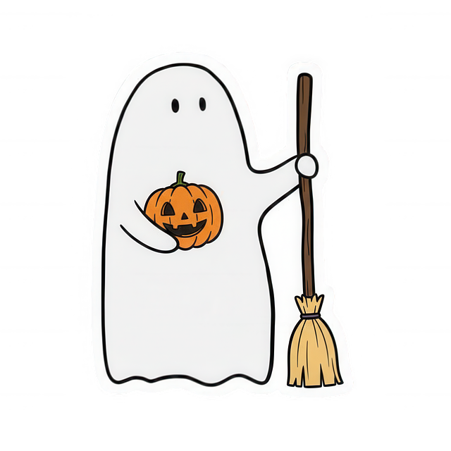 Free ghost halloween cute ghost illustration