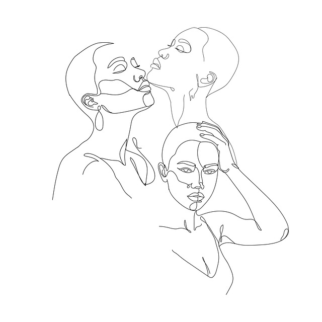 boho, bohemian, drawing, beautiful wallpaper, background, simplicity, line drawing, minimalistic, people, women
